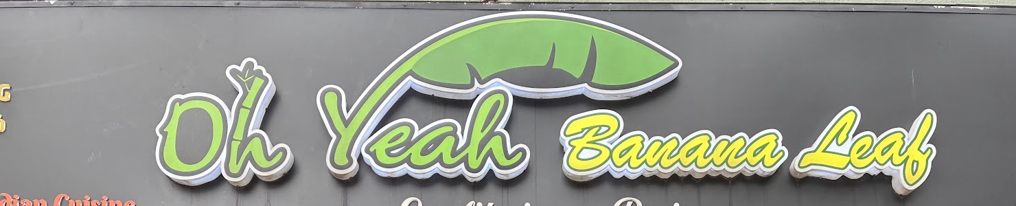 Oh Yeah Banana Leaf logo: Quality is our Recipe